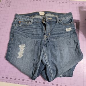Hudson Denim Jeans Krista Super Skinny Crop Size 30